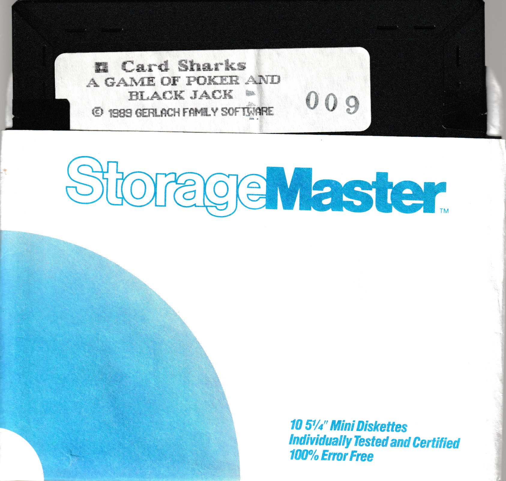 Card Sharks Floppy Disk